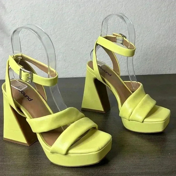 Abound Tracy Platform Sandals Size 5 - Picture 3 of 9